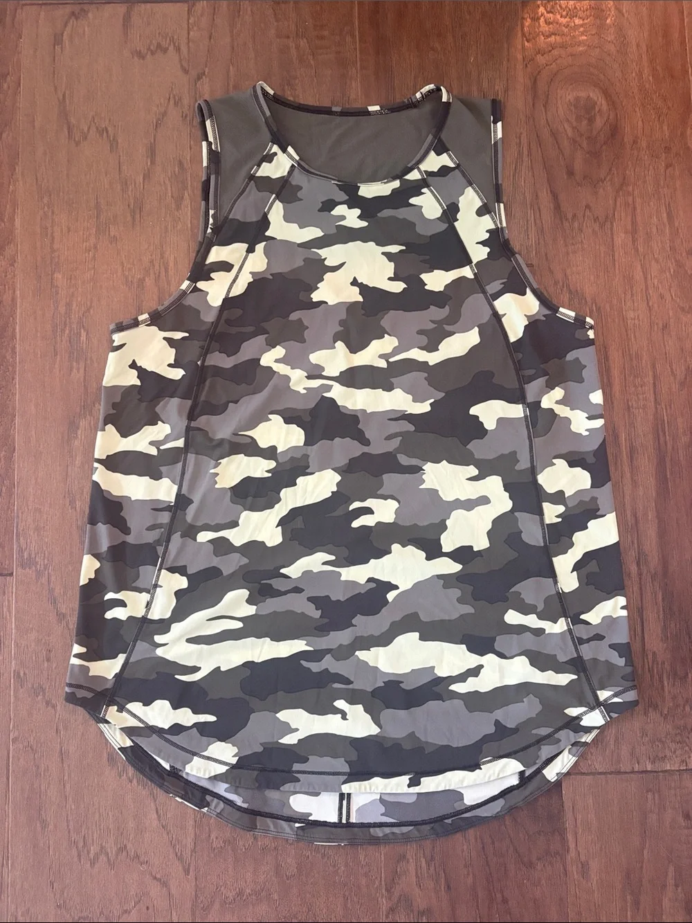 Lululemon Camo Tank with mesh insert panel. Size 8